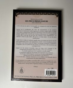 Alternative view of Sois sur la voie des pieux prédécesseurs avec droitures